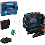 BOSCH GCL 12V-50-22 CG cordless cross line laser/dot laser green in L-BOXX 136 (1x 2.0Ah battery + charger) - 0601066S02