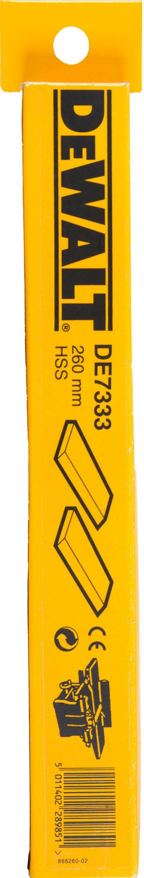 DEWALT DE7333-XJ planer blade HSS, 260 mm (D27300/DW733S) | Klium