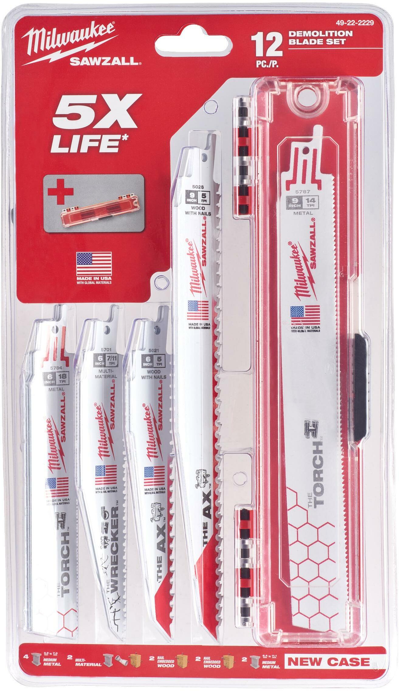 Milwaukee SAWZALL The TORCH 12 In. 7 TPI Metal Demolition Reciprocating