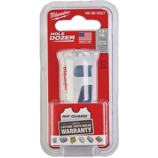 thumbnail interactive-video image 1 of Milwaukee 49-56-0027 13/16" Hole Dozer Bi-Metal Hole Saw – Ice Hardened 1 of 5