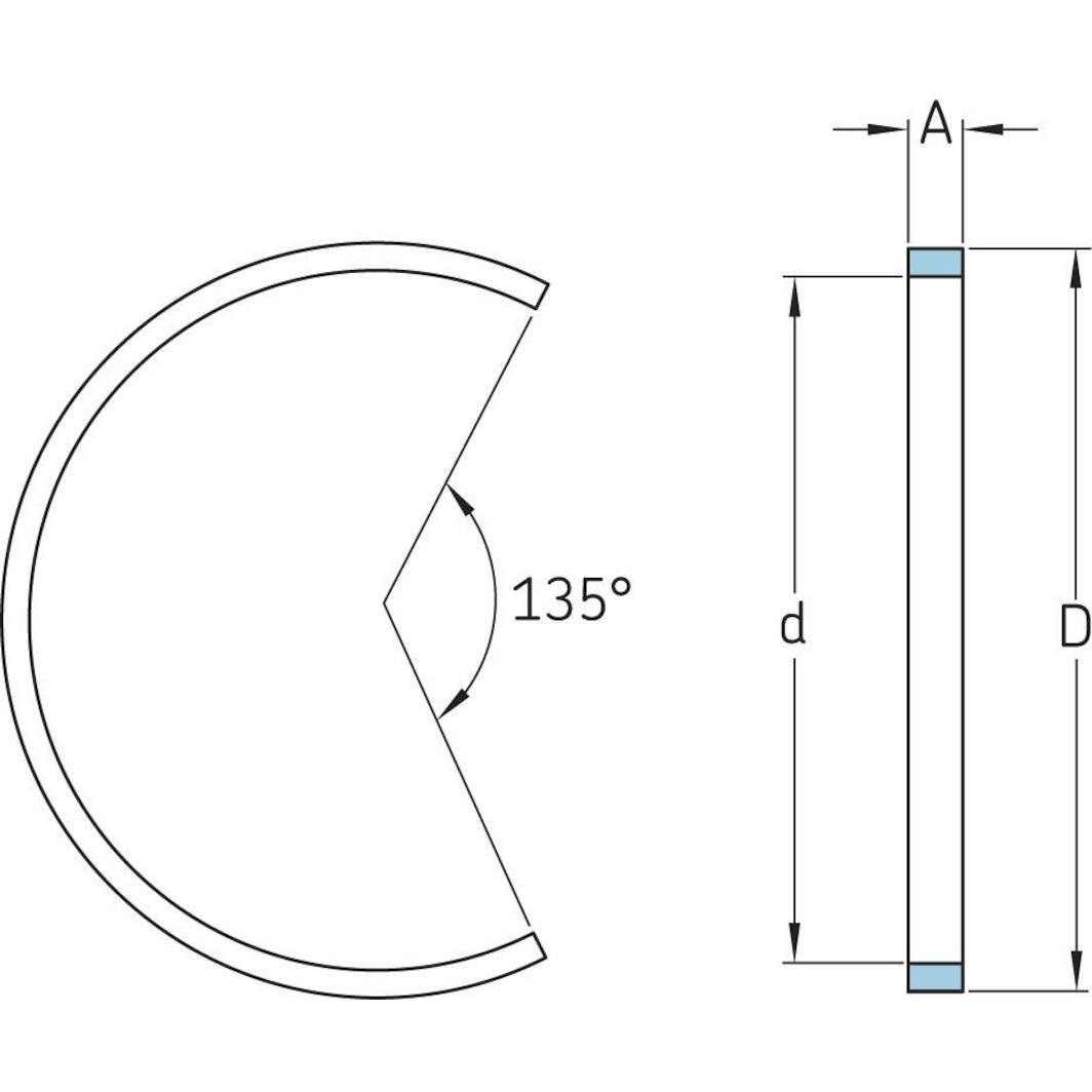 SKF FRB 9,5/100 Fixierring – Außen-Ø 100 Mm, Breite 9,5 Mm, Für SNH-Kissenblöcke, Umwandlung Von Expansion Auf Nicht-Expansion, Verhindert Axiale Verschiebung