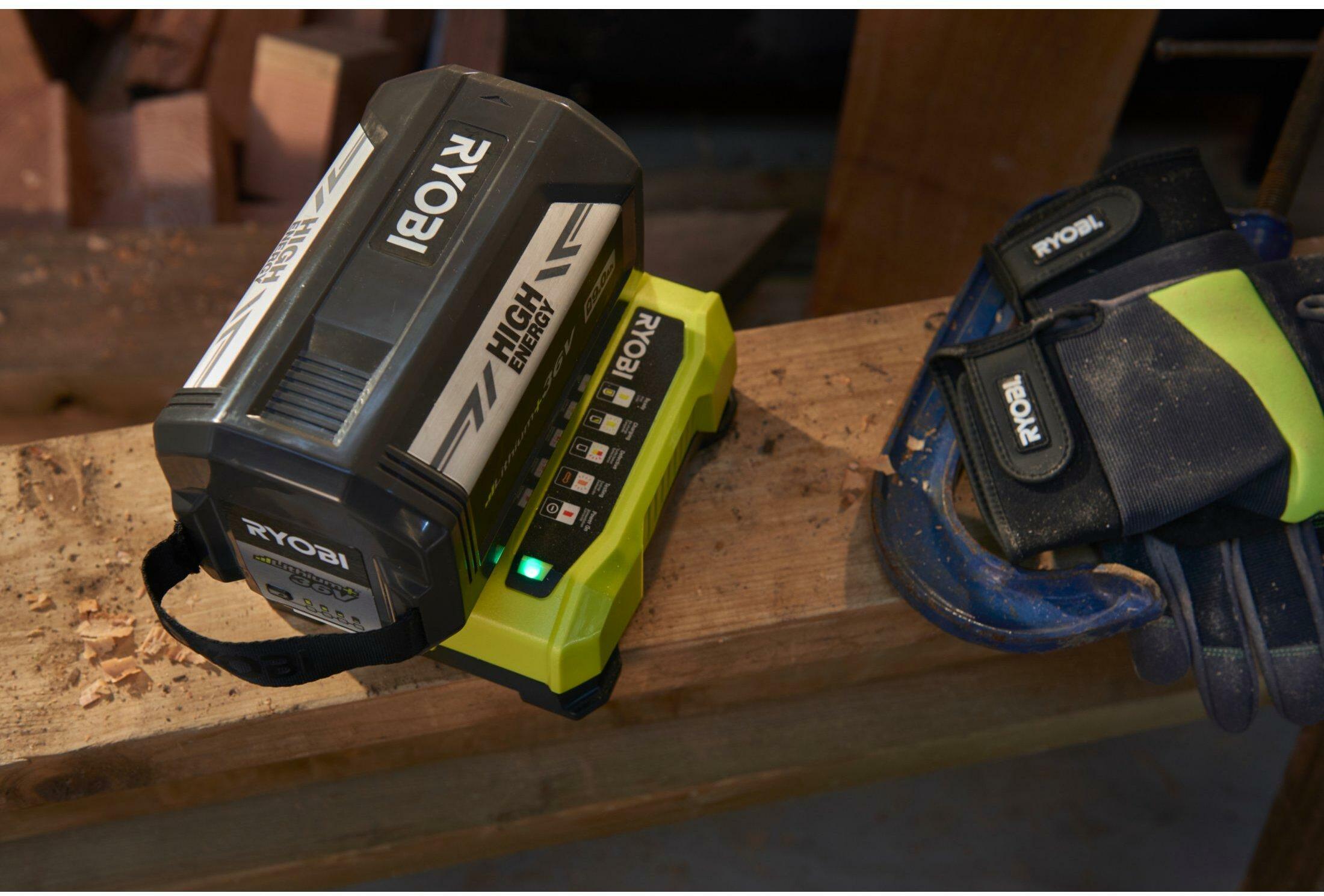 Chargeur de batterie RYOBI lithium-ion, 36 V Ry36c10a | Leroy Merlin