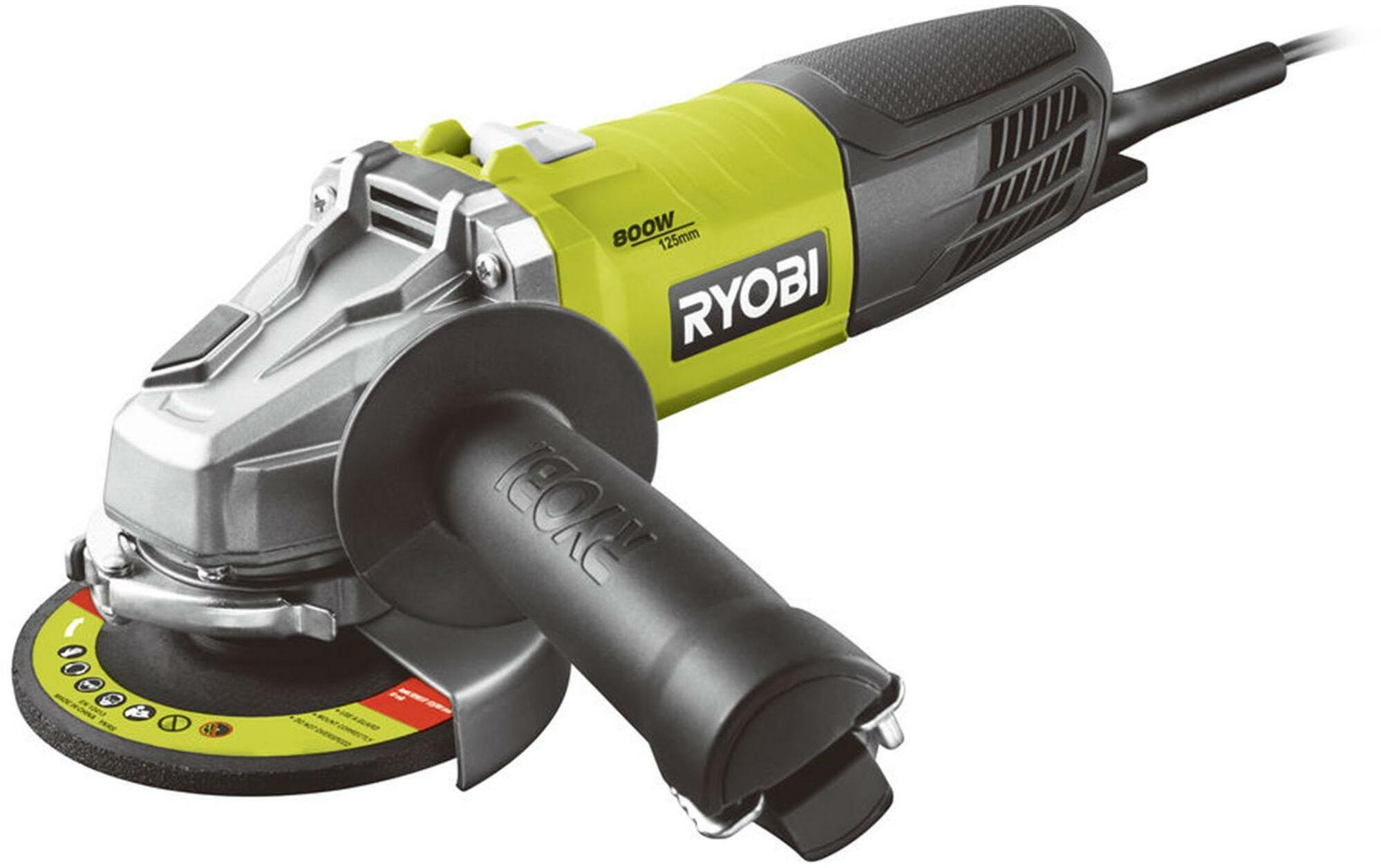 RYOBI RAG800-125S angle grinder 125mm 800W 5133002493 Klium