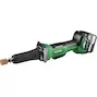 HIKOKI GP18DBWGZ 18V straight cordless grinder 50 mm with deadman's switch in plastic case (2 x 5.0Ah battery + charger)