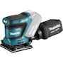 MAKITA DBO480ZJ 18V LXT cordless orbital sander 112 x 102 mm in MAKPAC II (without battery and charger)