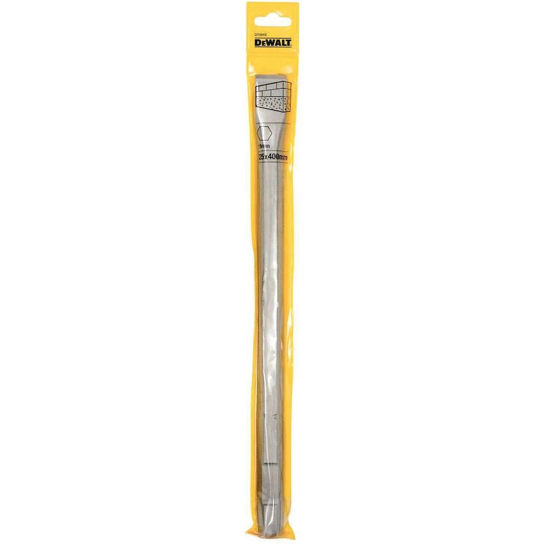 DEWALT DT6942-QZ flat chisel with hexagonal shank 19mm 25x400mm | Klium.com