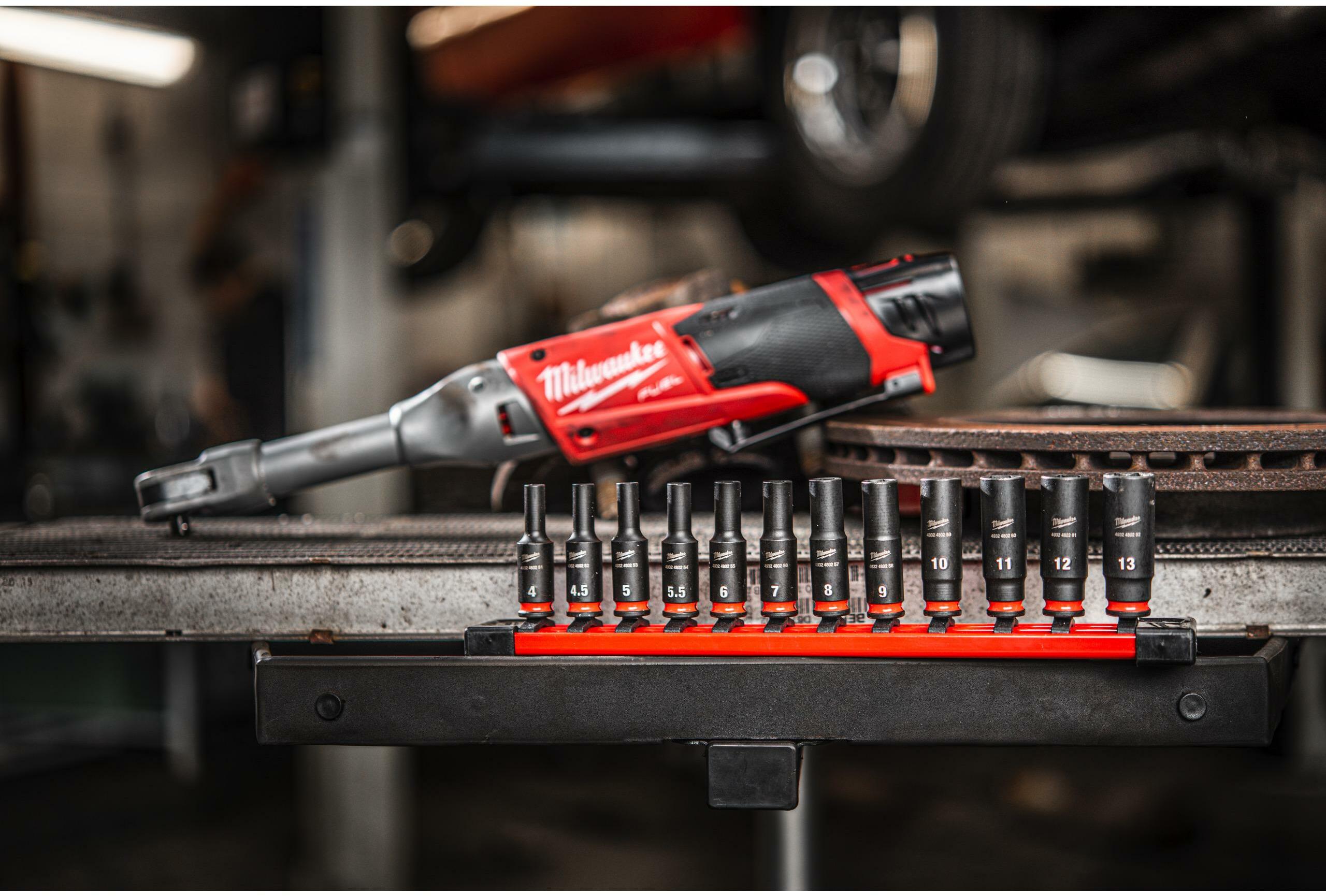 MILWAUKEE 4932480453 SHOCKWAVE IMPACT DUTY long impact cap set on