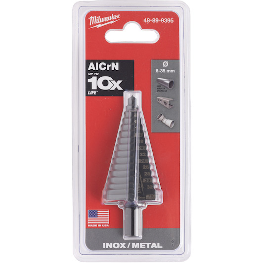 MILWAUKEE 48899395 step drill Cobalt AlCrN 6-35 mm | Klium