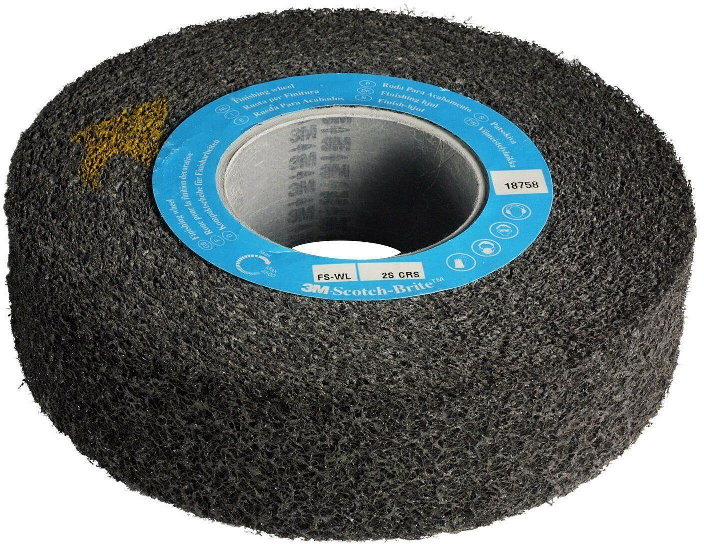 Scotch-Brite Multi-Finishing-Rad – Siliziumkarbid, Grob, 6 X 2 Zoll, Max. 6000 U/min – Fürs Feinschleifen Scotch-Brite Multi-Finishing-Rad – Siliziumkarbid, Grob, 6 X 2 Zoll, Max. 6000 U/min – Fürs Feinschleifen