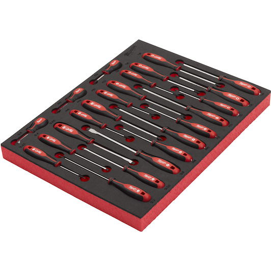 MILWAUKEE 4932479830 Tri-Lobe screwdriver set in foam inlay 23