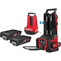 MILWAUKEE MXF CVHF-802 FUEL 72V cordless concrete vibratory screed backpack (2x 8.0Ah FORGE battery + charger) - 4933498133