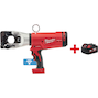 MILWAUKEE M18 HCC45-0C FORCE LOGIC coupe-câble hydraulique sans fil 44mm en mallette de transport (sans batterie ni chargeur) - 4933459265