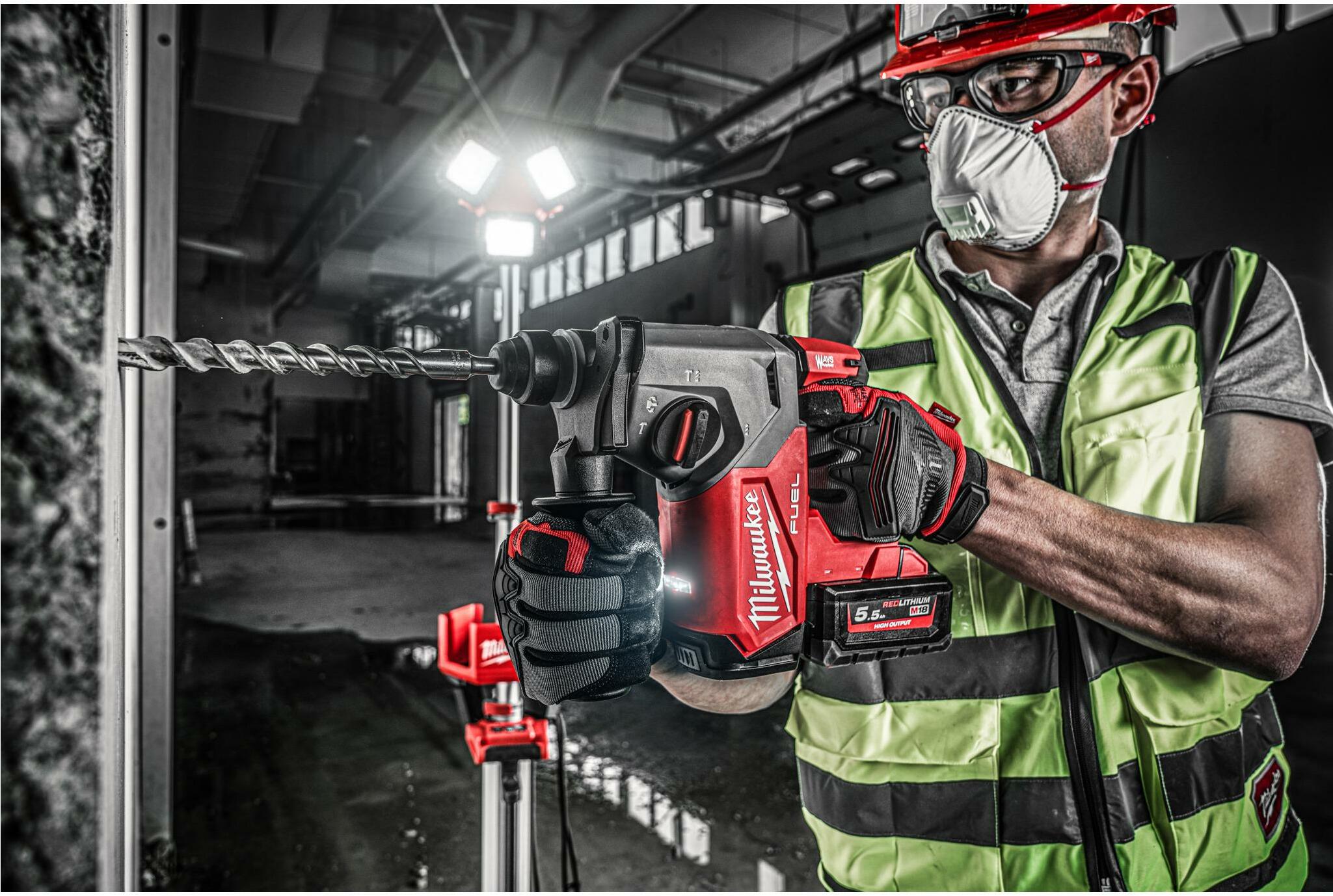 MILWAUKEE M18 FH-0 FUEL 4-position cordless combi hammer SDS-Plus in  cardboard box (without battery and charger) 4933478499