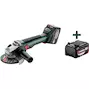 METABO W 18 LT 11-125 meuleuse d'angle dans la metaBOX 165 L (2x 4.0Ah batteries) - 613052510