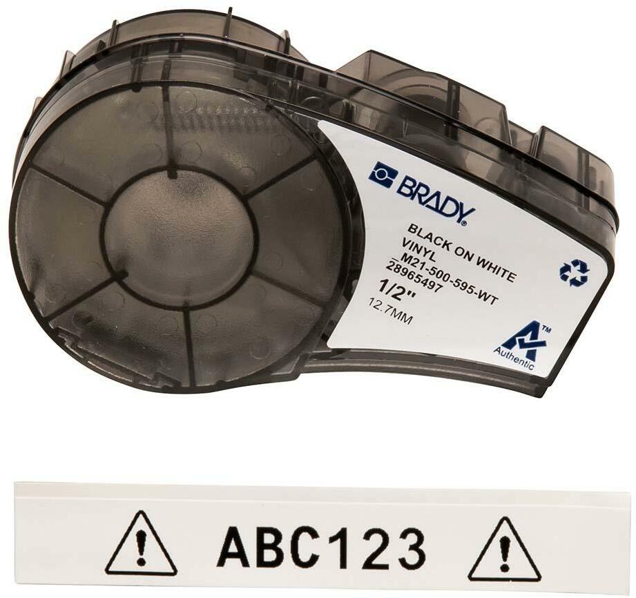 BRADY M21-500-595-WT vinyl tape for M211, M210, BMP21-PLUS, BMP21-LAB ...