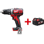 MILWAUKEE M18 BDD-0 perceuse-visseuse compacte sans fil (sans batterie ni chargeur) - 4933443530