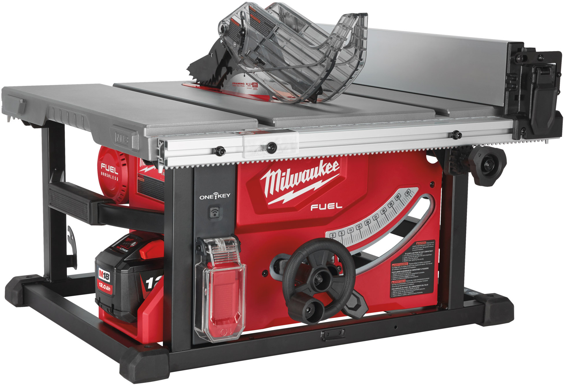 MILWAUKEE M18 FTS210-121B FUEL ONE-KEY cordless table saw (1x 12Ah