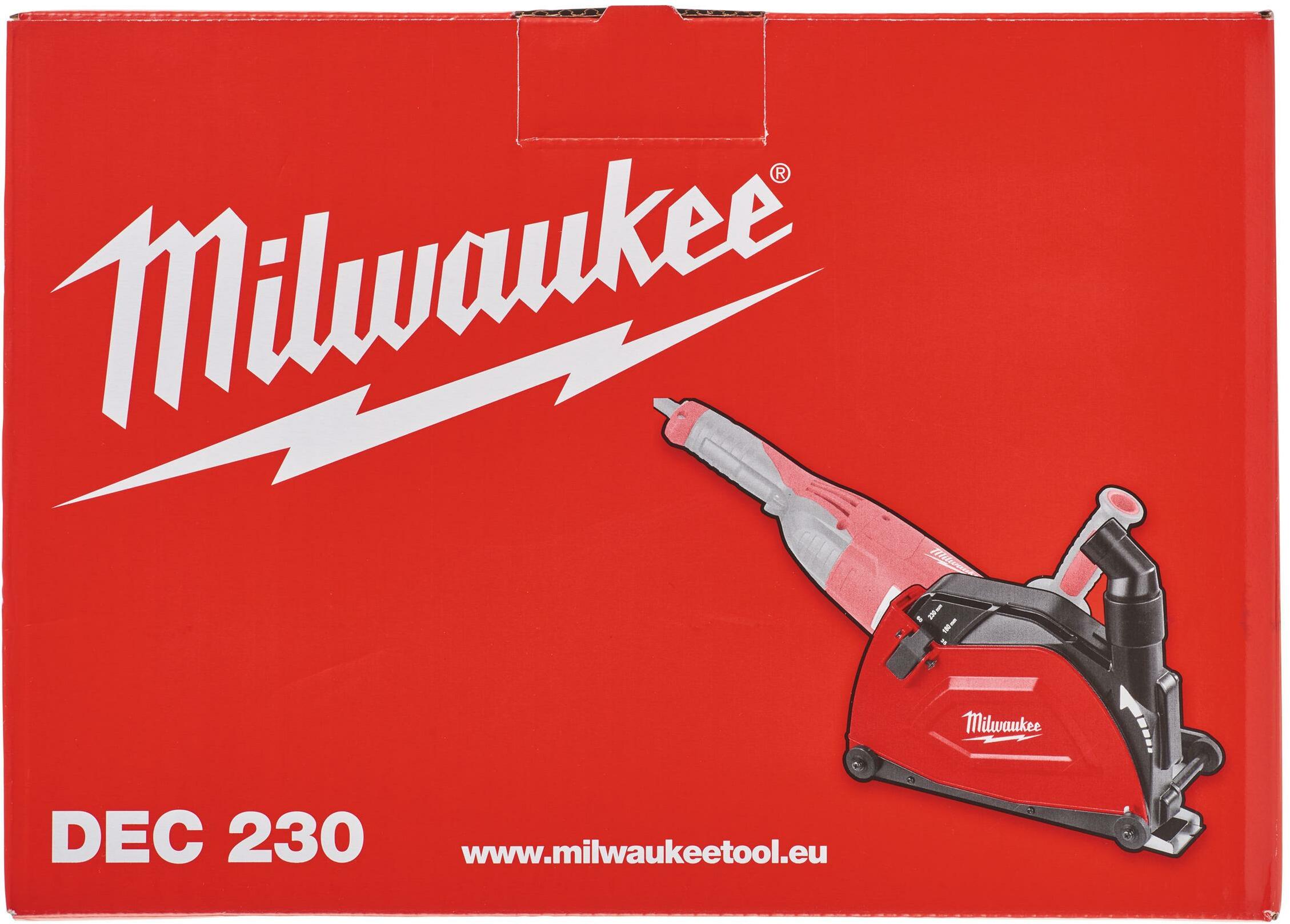 Extracteur De Poussière Milwaukee DEC230K – Pour Meuleuse D’angle 230 Mm
