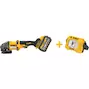 DEWALT DCG418SHDX2-QW Meuleuse d'angle 54V XR FLEXVOLT 125mm avec interrupteur d'homme mort en TSTAK (2x batterie 3Ah + chargeur)