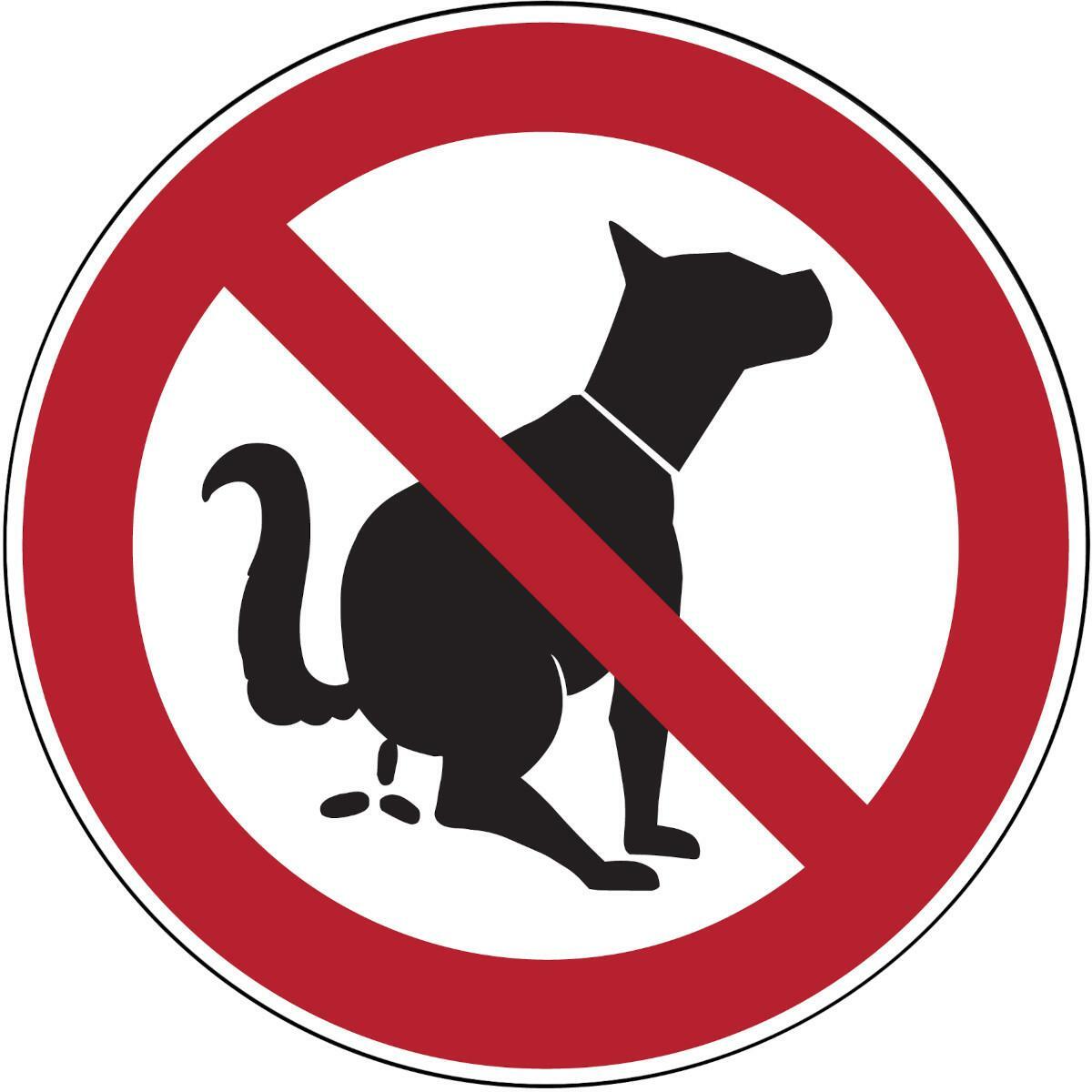 223101 Pin Code BRADY 223101 prohibition pictogram - animal faeces prohibited, 100 mm ...