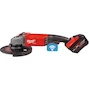 MILWAUKEE M18 ONEFLAG230XPDB-122C FUEL angle battery grinder 230mm with paddle switch in case (2x 12Ah battery + charger) - 4933499242