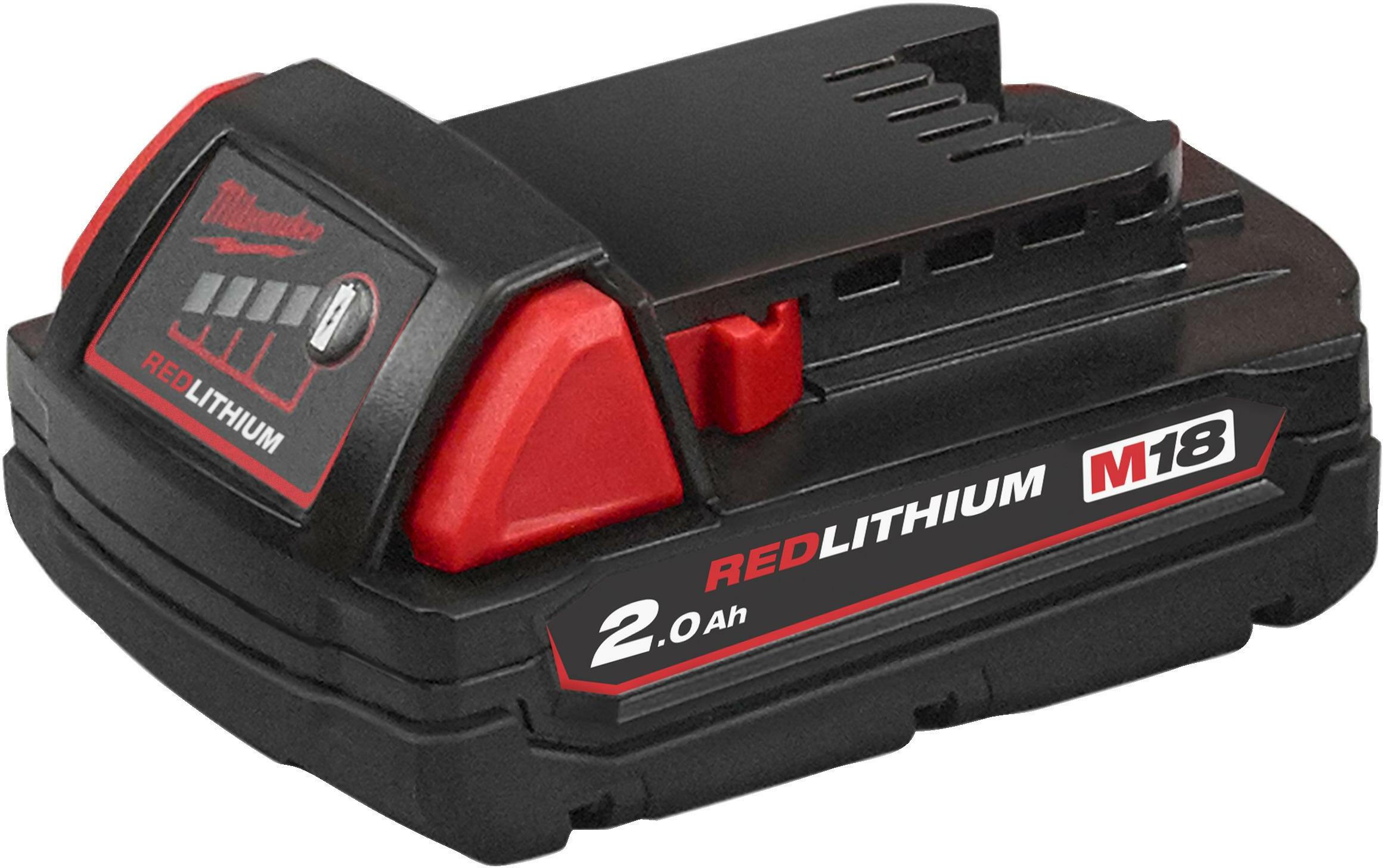 MILWAUKEE M18 B2 Li ion battery 18V 2.0Ah 4932430062