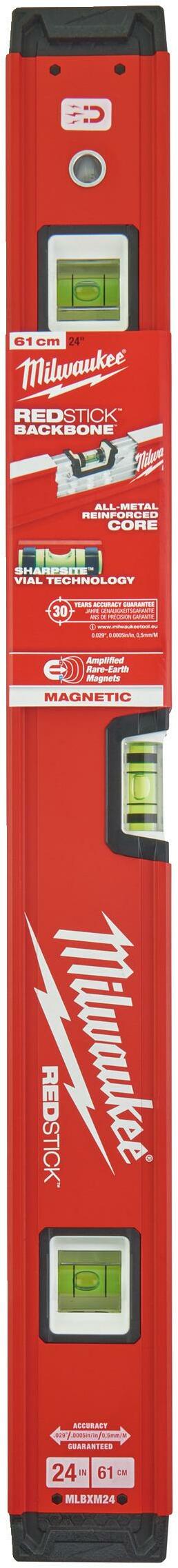 5 Pin Backbone Box MILWAUKEE REDSTICK Backbone Box spirit level 60 cm magnetic ...