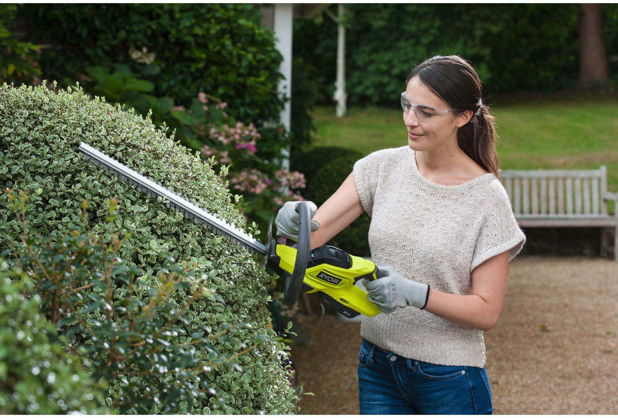 Cordless Grass Battery Hedge Trimmers At Home Depot Hedge Trimmer