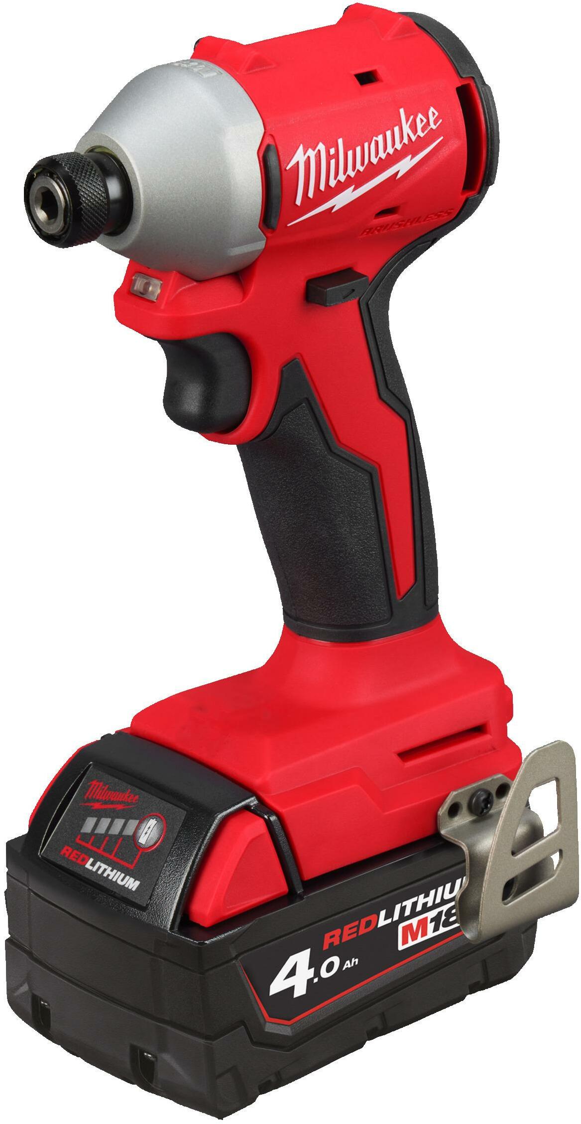 Visseuse à Choc Sans Fil Milwaukee M18 BLIDRC – Moteur Sans Balai, 18V, Batterie 4.0Ah Et Chargeur Inclus – Occasion