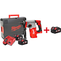 MILWAUKEE M18 BLH-502X marteau combiné sans balai en carbone SDS-plus 26 mm avec 4 positions en HD Box (2x 5.0Ah batterie + chargeur) - 4933478894