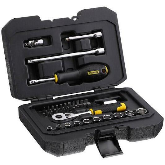STANLEY STMT82828-1 socket wrench set 1/4 - 38 parts | Klium