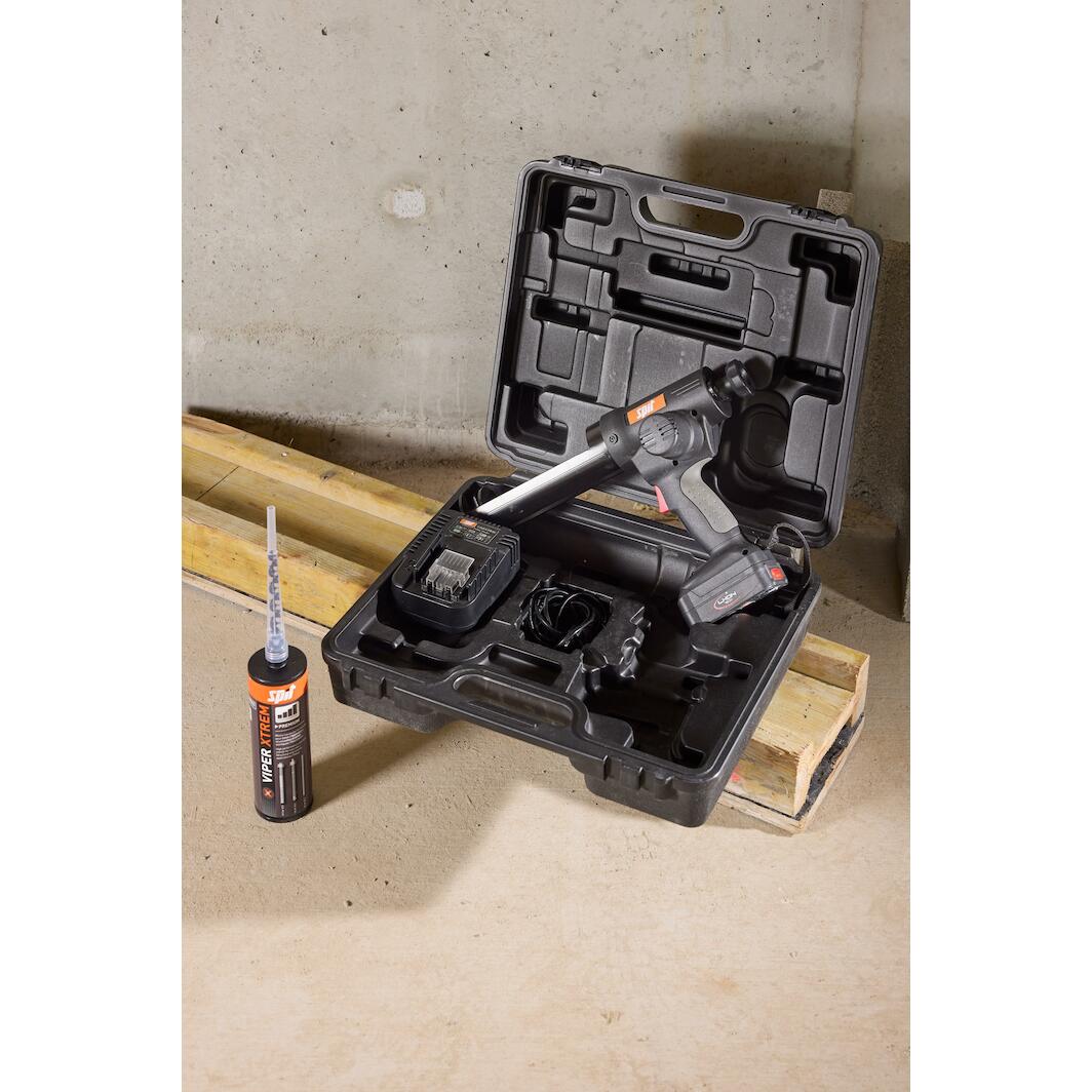 Battery Injection Kit SPIT 054747 18V battery injection gun for chemical cartridges 410-380 ...