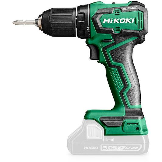 HIKOKI DS18DDW2Z 18V cordless drill driver 55 Nm in HSC II case (without  battery and charger)