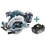 MAKITA DHS680RTJ Scie circulaire sans fil 18V LXT 57mm 165mm en MAKPAC (2x batterie 5.0Ah + chargeur)