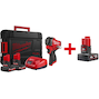 MILWAUKEE M12 FCIWF38G3-502X Clé à chocs compacte sans fil FUEL 3/8" avec bague de frottement en HD Box (2x batterie 5.0Ah + chargeur) - 4933493452