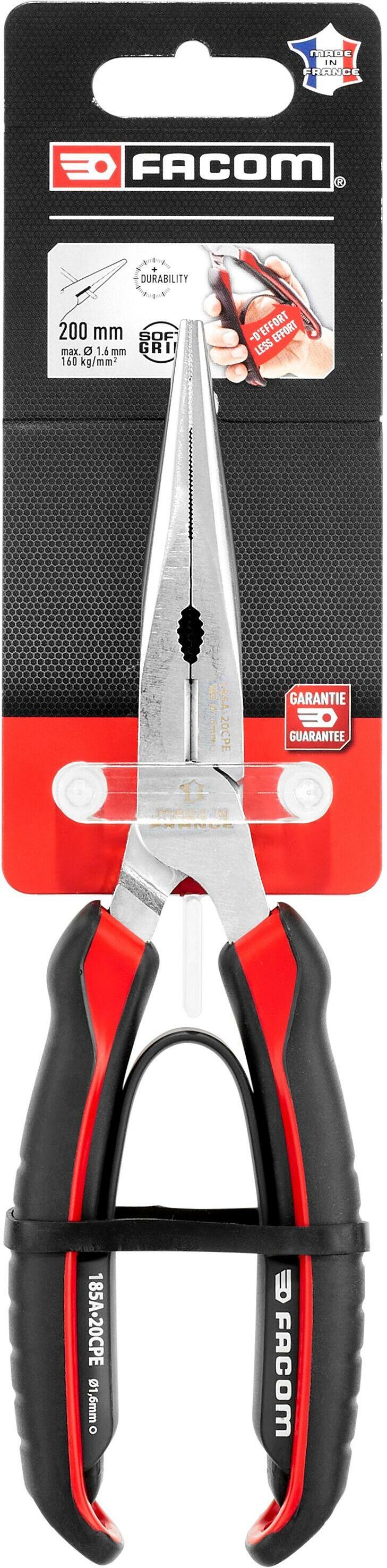 ◎新品◎ FACOM ストレートノーズプライヤー 185A.20CPE FACOM 185A.20CPEPB pliers with semicircular jaws | Klium