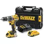 DEWALT DCD796D2 18V XR Brushless accu-klopboorschroefmachine in TSTAK (2x 2,0Ah accu + lader) - DCD796D2-QW