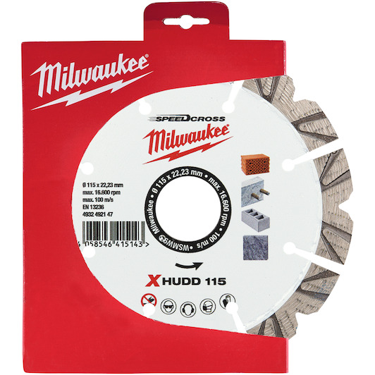 MILWAUKEE 4932492147 diamond cutting disc SpeedCross Extreme MILWAUKEE 4932492147 diamond cutting disc SpeedCross Extreme
