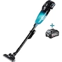 MAKITA CL001GD208 Aspirateur sans fil 40Vmax XGT avec capsule à poussière turquoise (2x batterie 2.5Ah + chargeur)