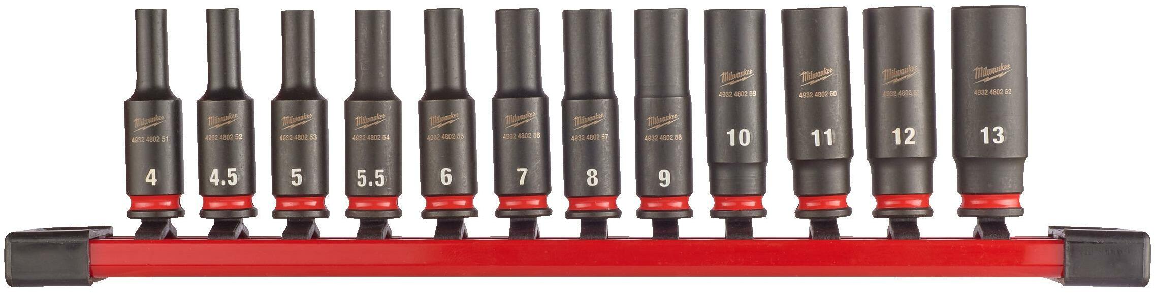 MILWAUKEE 4932480453 SHOCKWAVE IMPACT DUTY long impact cap set on