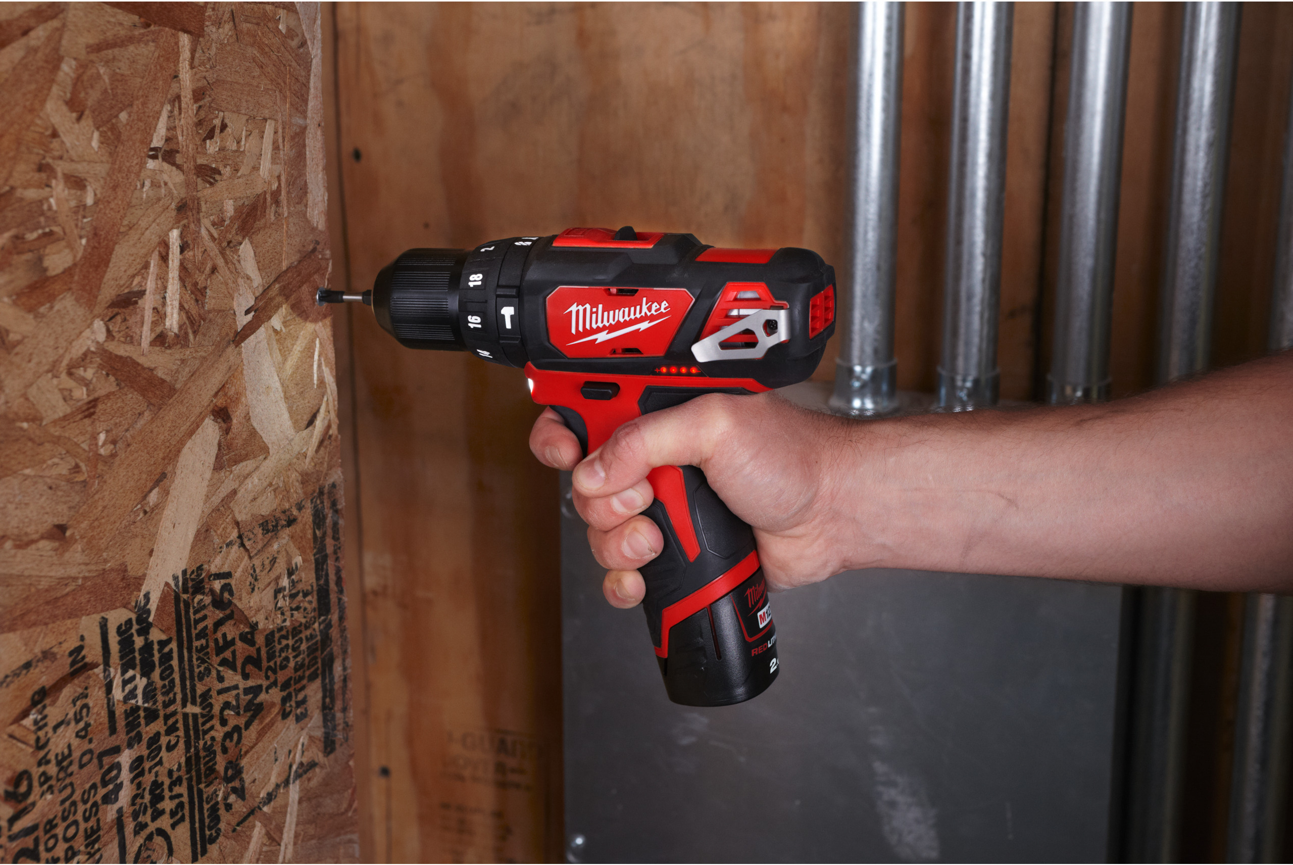 MILWAUKEE M12 BPD-402C subcompact cordless impact drill in