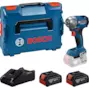 BOSCH GDS 18V-350 cordless impact wrench in L-BOXX 136 (2x 4.0Ah battery + charger) - 06019M5022