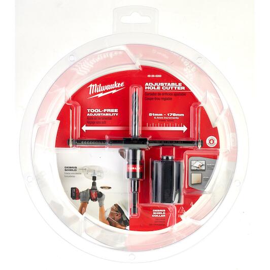 MILWAUKEE 49560260 Adjustable hole saw Adjustable Hole Cutter | Klium