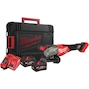 MILWAUKEE M18 FHSAG125XB2-802X FUEL angle battery grinder 125mm with slide switch in HD Box (2x 8,0Ah battery + charger) - 4933493416