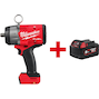 MILWAUKEE M18 FHIW2P12-0X Clé à chocs sans fil FUEL 1/2" avec goupille de verrouillage à ressort en HD Box (sans batterie ni chargeur) - 4933492785