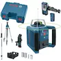 BOSCH GRL 300 HVG SET rotation laser green with tripod and measuring stick in case - 061599404B