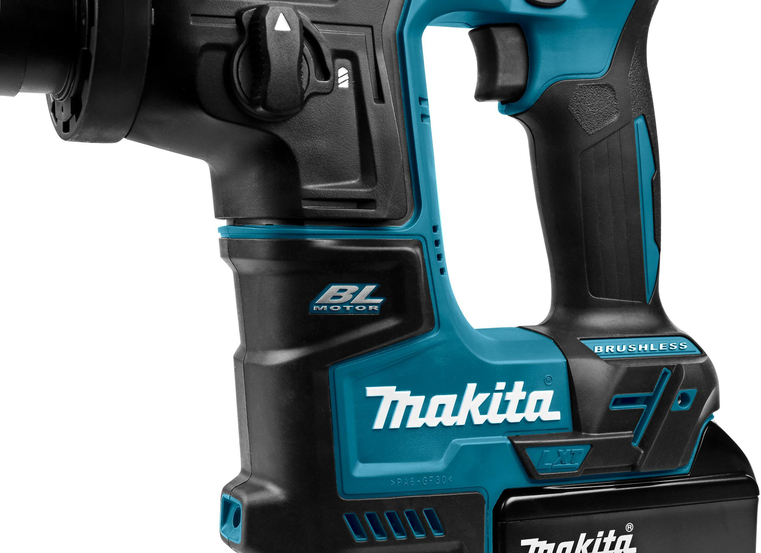 MAKITA DHR171RTJ 18V LXT SDS cordless hammer drill in MAKPAC 2 x 5.0Ah battery charger