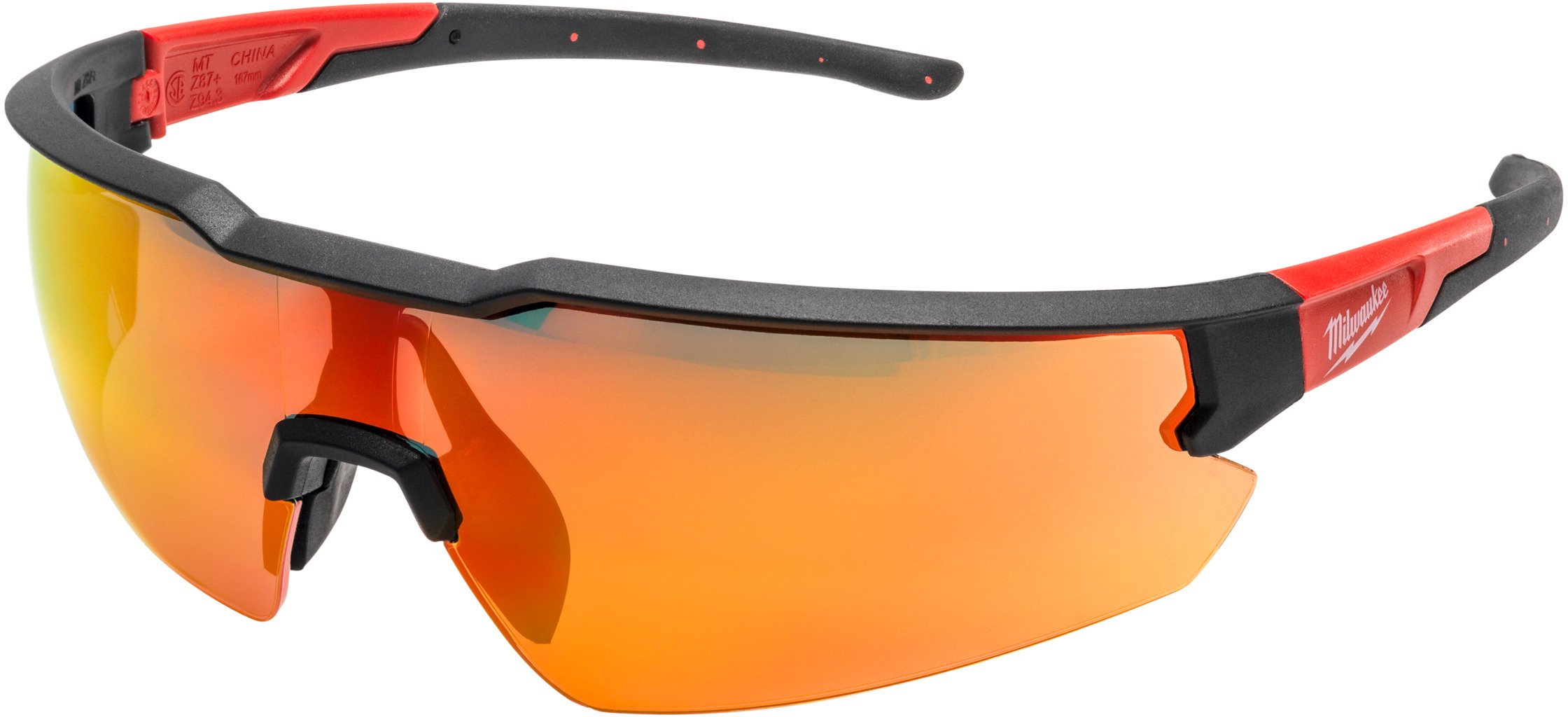 MILWAUKEE 4932498548 Safety glasses Enhanced red mirrored lens