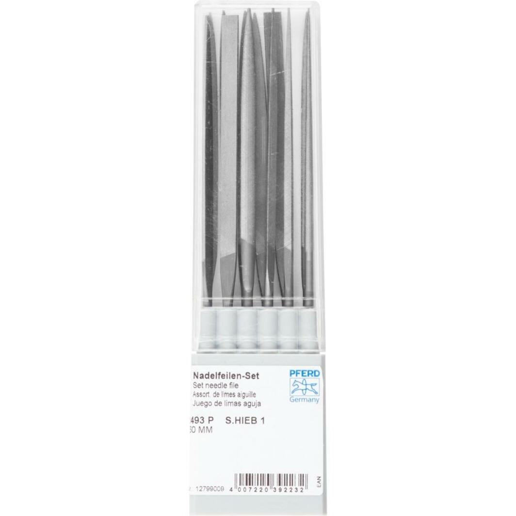 Pferd File Set PFERD NFB 2493 160 H1 precision needle file set with Swiss cap 1 medium ...