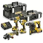 DEWALT DCK422P3-QW 18V XR cordless machine set 4-piece in ToughSystem case (3x 5.0Ah battery + charger)